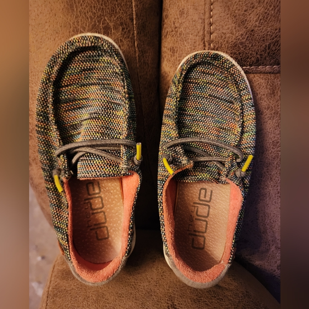 Hey Dude Pink Moccasins Comfortable Slip-On Shoes